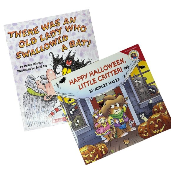Children's Halloween Paperback Book Bundle Little Critter - Picture 1 of 9